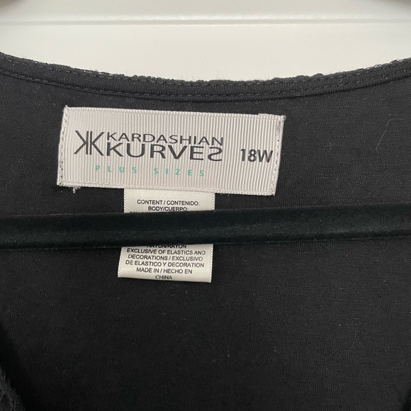 Kardashians Kurves collection black dress worn 1x - Picture 2 of 2